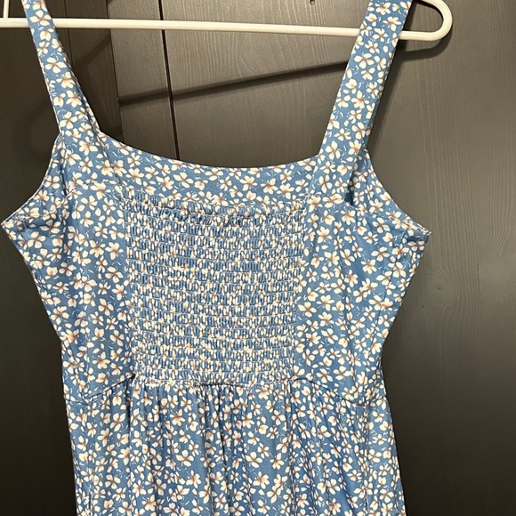 Floral Blue Maxi Dress - Picture 3 of 3